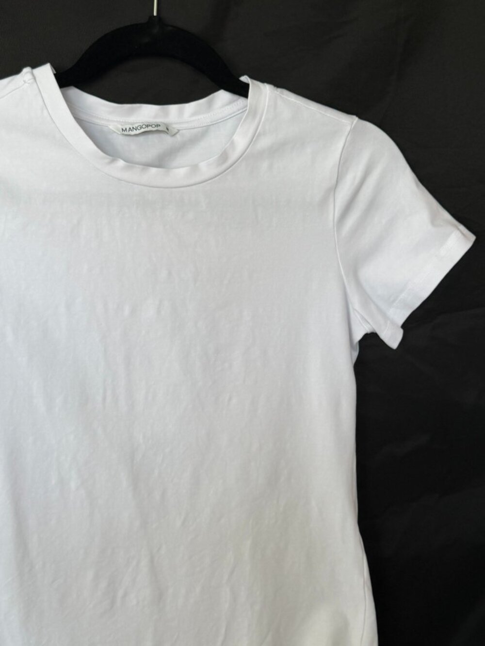 White Short‑Sleeve Crew Neck Bodysuit – Size Medium - Picture 7 of 8